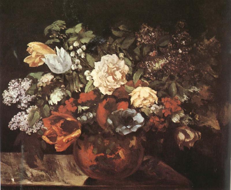 Gustave Courbet Flower Sweden oil painting art